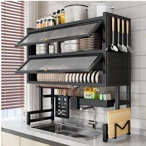 Buy 1 Double Layer of Multifunctional Kitchen Rack + Free Gift + Free Delivery N112,000