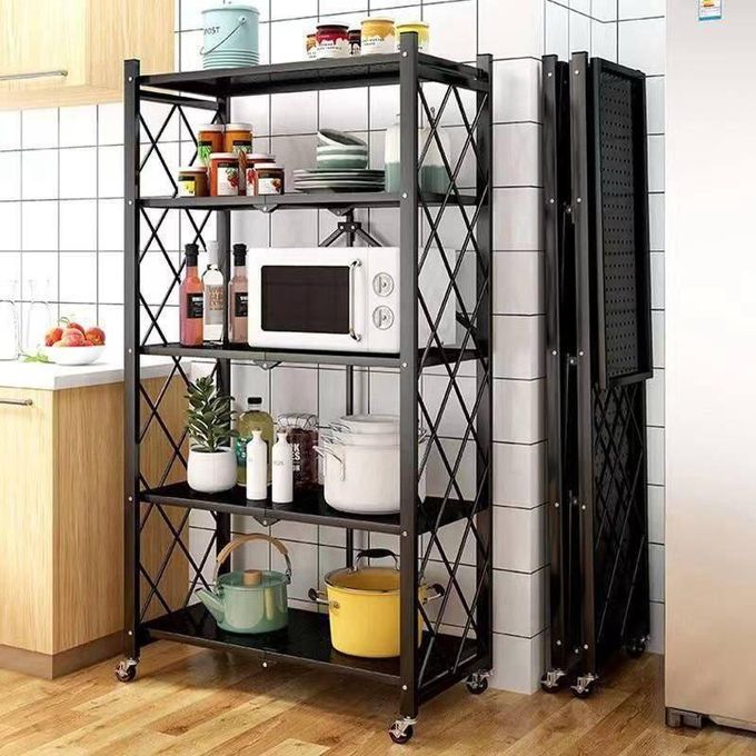 Buy 1 Foldable 5-tier Multifunctional Kitchen Rack + Free Gift + Free Delivery N115,000